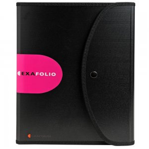 Mapa Conferinta Cu 6 Compart. Si Bloc Notes Neagra Exacompta