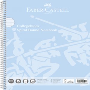 Caiet Spira A4 80 File 90 Gr Dictando Coperta Carton Bleu Sky Faber-castell Caiet Spira A4 80 File 90 Gr Dictando Coperta Carton Bleu Sky Faber-castell