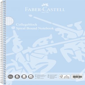 Caiet Spira A4 80 File 90 Gr Aritmetica Coperta Carton Bleu Sky Faber-castell Caiet Spira A4 80 File 90 Gr Aritmetica Coperta Carton Bleu Sky Faber-castell
