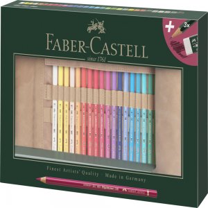 Rollup 30 Creioane Colorate Polychromos + 3 Cr Castell 9000 Fabe Rollup 30 Creioane Colorate Polychromos + 3 Cr Castell 9000 Fabe