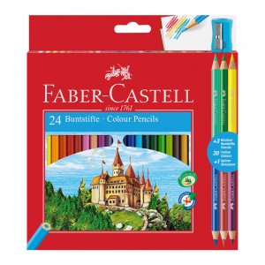 Creioane Colorate Faber-Castell Eco, 27 Buc/Set, 24 Creioane Colorate + 3 Creioane Bicolore, Culori Asortate, Creion de Colorat, Creioane Bicolore, Creioane Colorate Faber-Castell, Creioane de Colorat pentru Copii, Creioane Multicolore Creioane Colorate Faber-Castell Eco, 27 Buc/Set, 24 Creioane Colorate + 3 Creioane Bicolore, Culori Asortate, Creion de Colorat, Creioane Bicolore, Creioane Colorate Faber-Castell, Creioane de Colorat pentru Copii, Creioane Multicolore