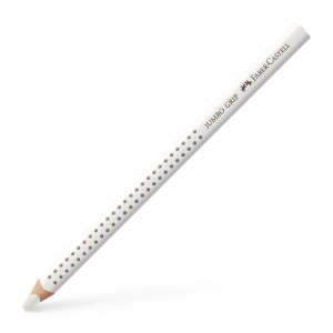 Creion Colorat Jumbo Grip Alb Faber-castell Creion Colorat Jumbo Grip Alb Faber-castell