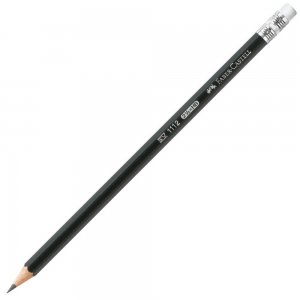Creion Grafit cu Radiera Faber-Castell Goldfaber 1221, Mina HB, Creion Faber-Castell Mina HB, Creion Grafit Hexagonal Mina HB, Creion Grafit Mina HB cu Radiera, Creion Desen Tehnic, Creioane Grafit Desent Tehnic, Creioane Mina HB Grafica
