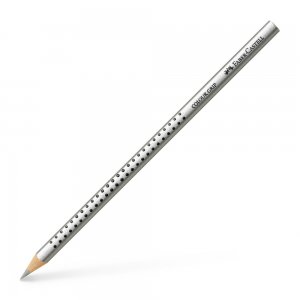 Creion Colorat Grip Argintiu Faber-castell Creion Colorat Grip Argintiu Faber-castell