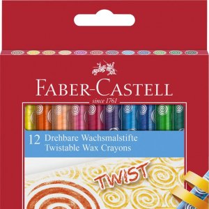 CREIOANE CERATE RETRACTABILE 12 CULORI FABER-CASTELL CREIOANE CERATE RETRACTABILE 12 CULORI FABER-CASTELL