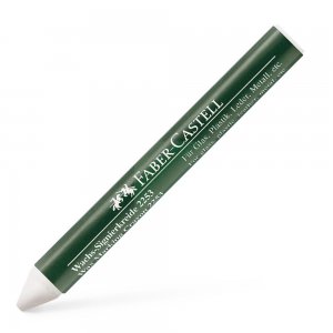 CREION CERAT 2253 SUPRAFETE LUCIOASE ALB FABER-CASTELL