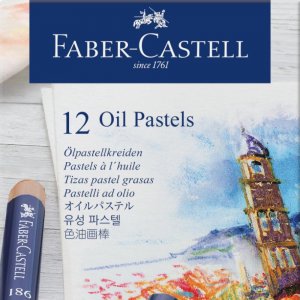 CREIOANE ULEI PASTEL 12 CULORI FABER-CASTELL