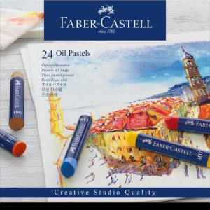 CREIOANE ULEI PASTEL 24 CULORI FABER-CASTELL