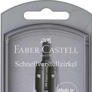 COMPAS QUICK-SET GRIP ARGINTIU FABER-CASTELL COMPAS QUICK-SET GRIP ARGINTIU FABER-CASTELL
