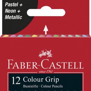 CREIOANE COLORATE 12 CULORI SPECIALE GRIP FABER-CASTELL CREIOANE COLORATE 12 CULORI SPECIALE GRIP FABER-CASTELL