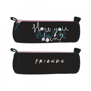 Penar Etui Tubular Friends Negru Pigna Penar Etui Tubular Friends Negru Pigna