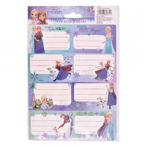 Etichete Scolare pentru Fete, Model Frozen, 40 buc/set, Culoare Multicolor Etichete Scolare pentru Fete, Model Frozen, 40 buc/set, Culoare Multicolor
