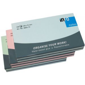 Notes Adeziv 75*125 Pastel Asortat 100 File Info Notes Notes Adeziv 75*125 Pastel Asortat 100 File Info Notes