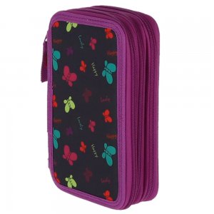 Penar Neechipat 3 Fermoare Fluturi Mov Pigna