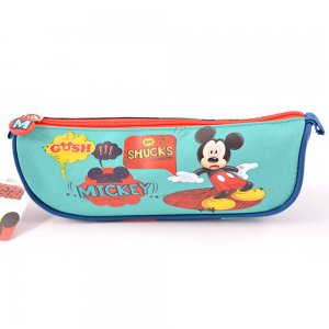Penar Etui Triunghiular Mickey Albastru Verde Pigna Penar Etui Triunghiular Mickey Albastru Verde Pigna