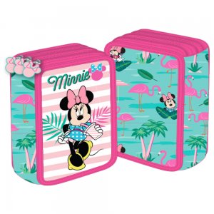 Penar Neechipat 3 Fermoare Minnie Roz-verde Pigna Penar Neechipat 3 Fermoare Minnie Roz-verde Pigna