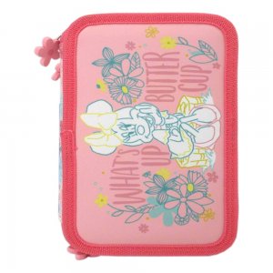 Penar Neechipat 3 Fermoare Minnie Mouse Blossom Roz Pastel Pigna