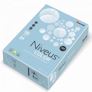 Carton Copiator A4 Albastru Ice Pal 160g 250/top Obl70 Niveus