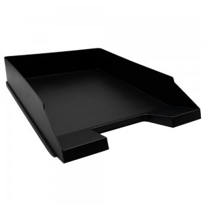 Tavita Documente Plastic Neagra Eco