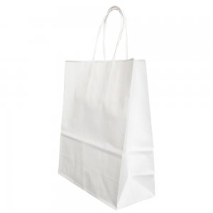 Punga Hartie Maner Rasucit 14 X 8 X 21 Cm Alb/alb Papiroti Punga Hartie Maner Rasucit 14 X 8 X 21 Cm Alb/alb Papiroti