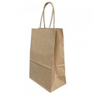 Punga Hartie Maner Rasucit 14 X 8 X 21 Cm Maro/maro Papiroti Punga Hartie Maner Rasucit 14 X 8 X 21 Cm Maro/maro Papiroti