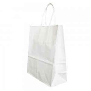 Punga Hartie Maner Rasucit 18 X 8 X 22 Cm Alb/alb Papiroti Punga Hartie Maner Rasucit 18 X 8 X 22 Cm Alb/alb Papiroti