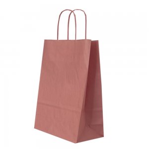 Punga Hartie Maner Rasucit 22 X 10 X 31 Cm Caisa Pastel/alb Papiroti