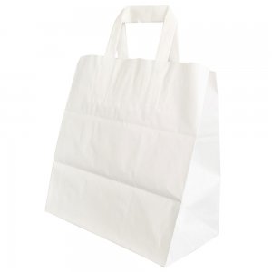 Punga Hartie Snack Food 26 X 17 X 25 Cm Alb/alb Papiroti