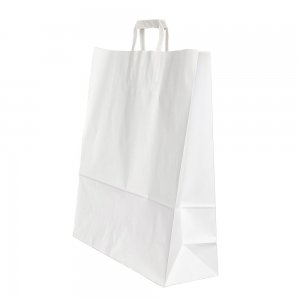Punga Hartie Maner Lat 32 X 12 X 41 Cm Alb/alb Papiroti Punga Hartie Maner Lat 32 X 12 X 41 Cm Alb/alb Papiroti