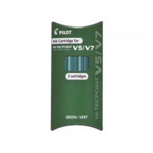 Rezerva Roller V5/v7 Verde 3/set Hi-tecpoint Pilot Rezerva Roller V5/v7 Verde 3/set Hi-tecpoint Pilot