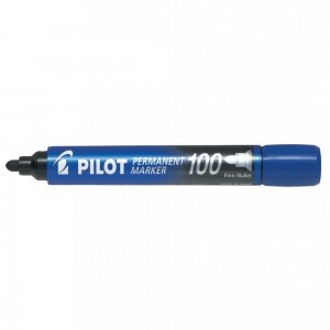 Marker Permanent Albastru Varf Rotund 3mm 100 Pilot Marker Permanent Albastru Varf Rotund 3mm 100 Pilot