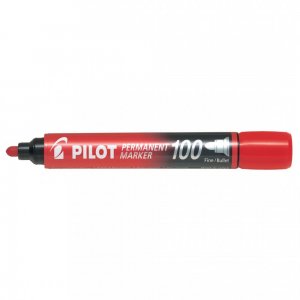Marker Permanent Rosu Varf Rotund 3mm 100 Pilot Marker Permanent Rosu Varf Rotund 3mm 100 Pilot