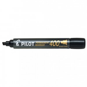 Marker Permanent Negru Varf Tesit 4mm P400 Pilot Marker Permanent Negru Varf Tesit 4mm P400 Pilot