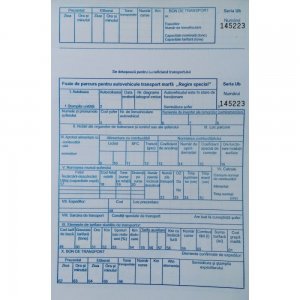 Foi Parcurs Marfa A4 Inseriate Foi Parcurs Marfa A4 Inseriate