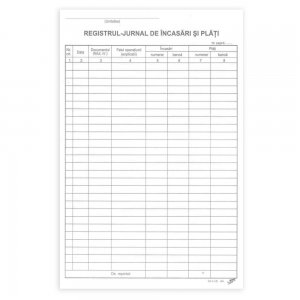Registru Jurnal De Incasari Si Plati Registru Jurnal De Incasari Si Plati