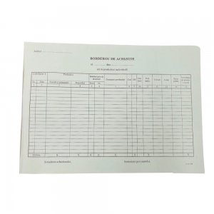 Borderou Achizitii Autocopiativ Borderou Achizitii Autocopiativ