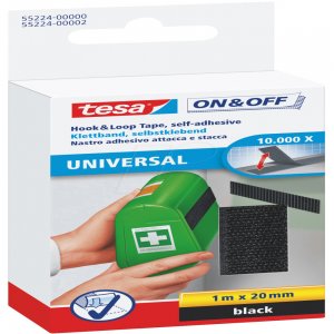 Banda Adeziva Cu Arici Neagra 1m*20mm Tesa Banda Adeziva Cu Arici Neagra 1m*20mm Tesa