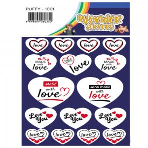 Sticker Puffy Love Series 1001 Tanex