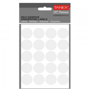 Etichete Rotunde 25mm Albe 200/tipla Tanex