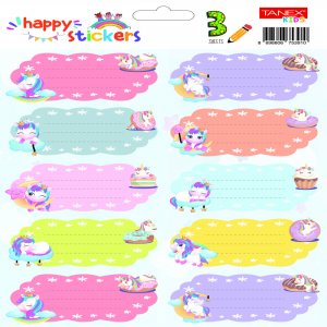 Etichete Scolare 30/set Unicorni 2 Tls-734 Tanex Etichete Scolare 30/set Unicorni 2 Tls-734 Tanex