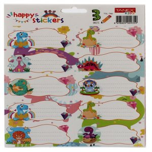 Etichete Scolare 30/set Dino Tls-746 Tanex Etichete Scolare 30/set Dino Tls-746 Tanex