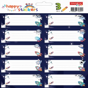 Etichete Scolare 30/set Rachete Tls-748 Tanex Etichete Scolare 30/set Rachete Tls-748 Tanex