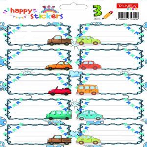 Etichete Scolare 30/set Masini Tls-727 Tanex Etichete Scolare 30/set Masini Tls-727 Tanex