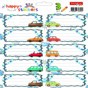 Etichete Scolare 30/set Masini Tls-753 Tanex Etichete Scolare 30/set Masini Tls-753 Tanex