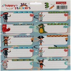 Etichete Scolare 30/set Tls-757 Tanex Etichete Scolare 30/set Tls-757 Tanex