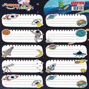 Etichete Scolare 30/set Cosmos Tls-805 Tanex Etichete Scolare 30/set Cosmos Tls-805 Tanex