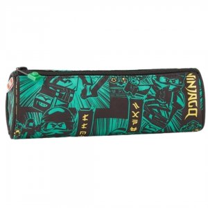 Penar Cilindric Neechipat Lego V-line - Design Ninjago, Green Penar Cilindric Neechipat Lego V-line - Design Ninjago, Green