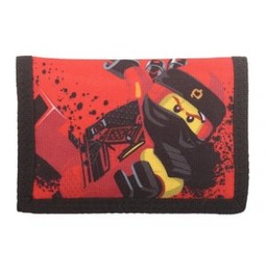 Portofel Textil Lego M-line - Design Rosu Ninjago Kai