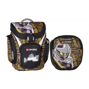Ghiozdan Scoala Explorer + Sac Sport, Lego Core Line - Design Negru Ninjago Cole Ghiozdan Scoala Explorer + Sac Sport, Lego Core Line - Design Negru Ninjago Cole