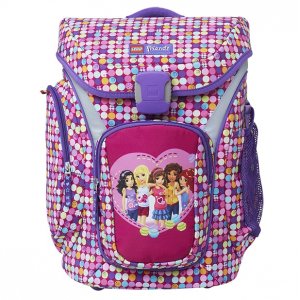 Ghiozdan Scoala Explorer Lego Core Line - Design Friends Confetti Ghiozdan Scoala Explorer Lego Core Line - Design Friends Confetti